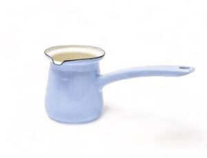 Enamel Chai Pot, sky blue