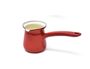 Enamel Chai Pot, Red - Image 2