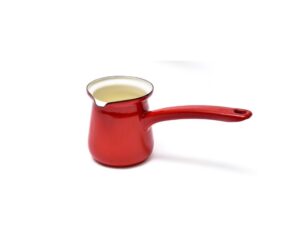 Enamel Chai Pot, Red - Image 3